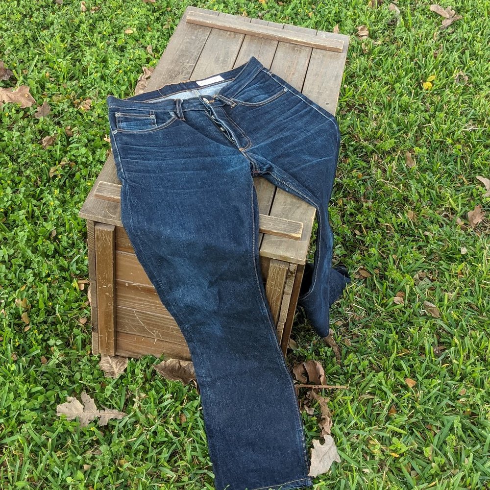 Gustin Straight Fit Jeans 32x32. Raw Denim.